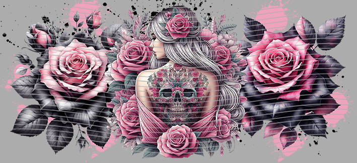 16oz Sunflower Girl-SU-577